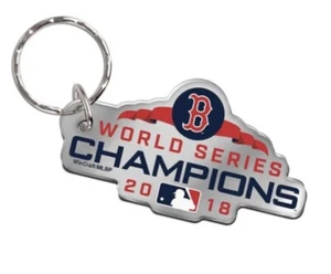 Boston Red Sox 2018 MLB World Series Champions WinCraft Metallic Keychain NEW C1 - Picture 1 of 1