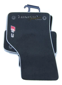 4x Original S3 Velours Textil Premium Fußmatten Matten SET für Audi A3 und S3 8V - Imagen 1 de 1