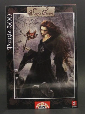 Quebra-cabeça espanhol Educa DIABULUS 2008 VICTORIA FRANCES 500 peças seladas fantasias góticas - Imagem 1 de 4