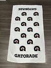 Gatorade White Sideline Towel All Over Logo Wincraft Tag 21 X 40”