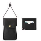 Strap PU Leather Messenger Bag Shoulder Bag Cell Phone Neck Pouch Carrying Bag