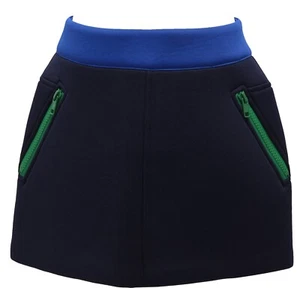 8090V falda niña STELLA McCARTNEY azul efecto neopreno falda niño - Imagen 1 de 4