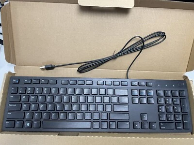 Dell KB216 Wired Multimedia Keyboard – CN-06WMN0 – USB, Black, OEM Genuine - Image 1 of 4