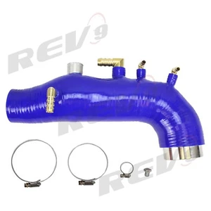 REV9 Silicone Turbo Entrée Tuyau EJ25 Bleu Pour 09-13 Subaru Forester XT Sh - Picture 1 of 6
