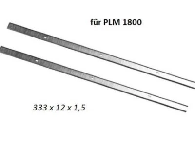 Scheppach PLM1800 4 Stück HSS%18 Hobelmesser 2Paar Ersatzmesser - Bild 1 von 4