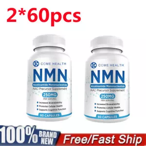2X NMN Nicotinamid Herz & Anti-Aging AntioxidantCaps NAD PrecursorSuppleme - UK/ - Bild 1 von 9