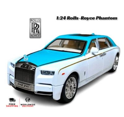 1:24 Simulation Rolls-Royce Phantom ALLOY  LUXY NEW ENERGY CAR MODEL 2024 - Image 1 of 4