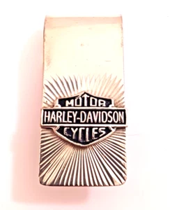 Harley-Davidson All Sterling Money Clip 28g   (1514) - Picture 1 of 5