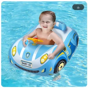 Kids Car Swimming Seat Float Ring Inflatable Infant Floating For Summer Swim - Picture 1 of 1