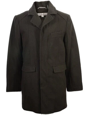 Kenneth Cole Men's Green Wool-Blend Overcoat Jacket Coat Size Medium - Image 1 of 4