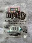 MY LIFE AS 18” DOLL ACCESSORIES TEAL EAR PLUGS & Pink Glitter CELLPHONE OG AG