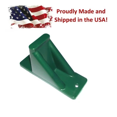 JSP MANUFACTURING® Green Plastic Mini Roof Snow and Ice Guard- 1 PACK | Stop Sliding Snow Buildup