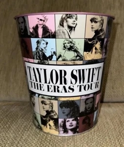 X3 Taylor Swift Eras Tour Bucket Merch Popcorn Pink Cinema IN HAND FAST DISPATCH - Picture 1 of 2