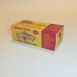 Dinky Toys 113 MGB Sports Car Repro Box - Bild 1 von 5