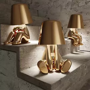LED Thinker Table Lamp with USB Port 3 Way Dimmable Modern Night Light - Picture 1 of 11
