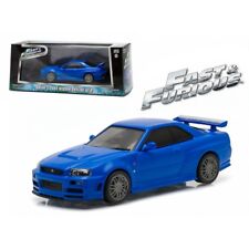 2015 Greenlight Hollywood Fast and Furious Brian's Blue 2002 Nissan Skyline Gt-r