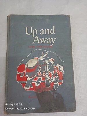 Kids Rare Up and Away Vintage Reader 1960 Book Large Print Hardcover  - Image 1 of 4