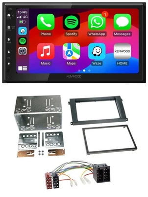 Kenwood MP3 USB DAB 2DIN Bluetooth Autoradio für Porsche Cayenne 2002-2007 - Bild 1 von 4