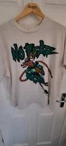 no fear h&m t shirt graphic prink oversized m - Picture 1 of 7