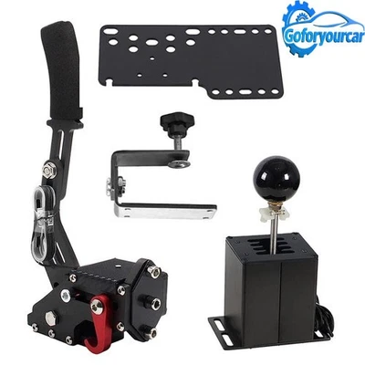 GOF PC USB Simulator Shifter Handbrake with H Gear Shifter for G29 G27 G920 T300RS