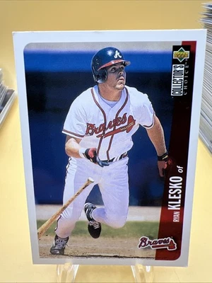 Ryan Klesko 1996 Collector's Choice #460 Atlanta Braves Baseball Card - Image 1 of 2