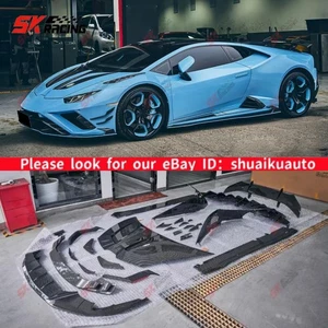 For Lamborghini Huracan EVO 20-24 Dry Carbon Fiber Side Skirts Spoiler Body Kits - Picture 1 of 54