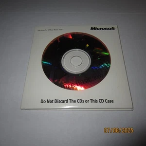 Microsoft Office Basic 2007 OEM Disc + Key - Picture 1 of 2