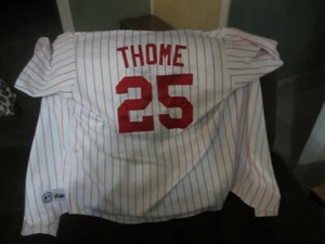 AUTHENTIC PHILLIES THOME # 25 SHIRT WITH BUTTONS - Picture 1 of 4