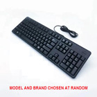 USB Wired Keyboard Full Size QWERTY UK Layout For PC Desktop Laptop USED