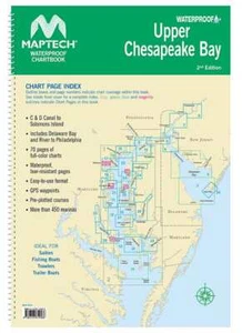 Maptech Waterproof Chartbook: Upper Chesapeake Bay, 2nd Edition - Picture 1 of 1