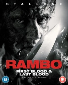 Rambo First Blood + Rambo Last Blood (Sylvester Stallone) New Region B Blu-ray - Picture 1 of 1