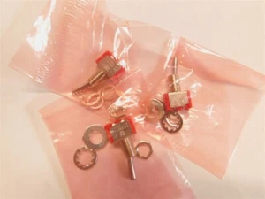 3 Alco Switch A101SYZG04 SPDT ON-NONE-ON Miniature Toggle Switches 5A @ 120V - Picture 1 of 1