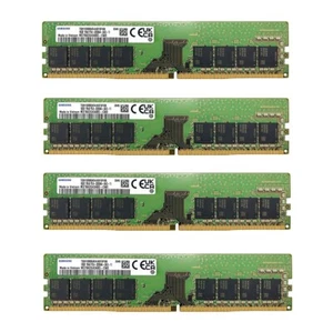 Samsung 64GB (4X 16GB) DDR4 3200MHz PC4-25600 UDIMM Memory Ram M378A2G43AB3-CWE - Picture 1 of 5