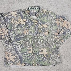 Mossy Oak Obsession Shirt 2xl Limbhanger Ripstop Button Up Dye Lock - Picture 1 of 7