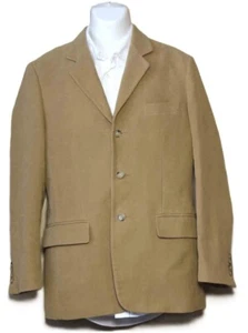 Blazer Banana Republic Algodón Gamuza Camel Para Hombre Talla Pequeña o 38R - Imagen 1 de 1