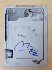 2015 Bowman Chrome Draft Conor Biggio Black Printing Plate Auto **1/1** Astros