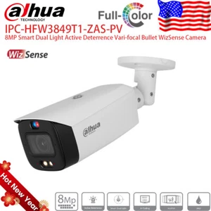 DAHUA 4K Zoom Bullet IP Camera Dual Light Active Deterrence IPC-HFW3849T1-ZAS-PV - Picture 1 of 4