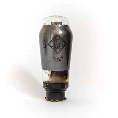 AL4 TELEFUNKEN ТРУБКА ЧЕРНАЯ СЕТЧАТАЯ ПЛАСТИНА - Изображение 1 из 3