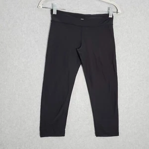 Ivivva Girls Activewear Pants 12 Black Leggings Cropped Skinny 18" Inseam - Picture 1 of 9