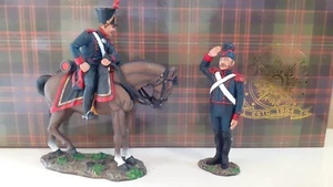 King and country Waterloo french artillery command Napoleonic boxed 1:30 na196 - Picture 1 of 12