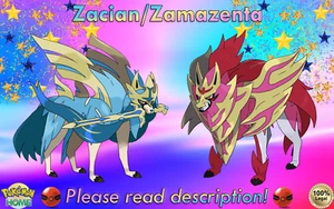 Shiny Zacian/Zamazenta Galar Hero duo EVENTO spada/scudo S/V CASA (legale) - Foto 1 di 15