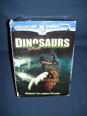 Dinosaurs Collector Series 5 Pack Used VHS Set #05-43080 Goodtimes 2000 Release Foto 1 de 4