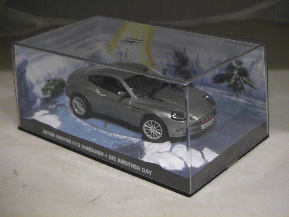 Aston Martin V12 Vanquish 1/43 Diorama James Bond Meurs un autre Jour 2002 - Photo 1/1