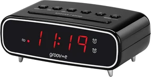 Groov-E Rise - Reloj despertador digital con radio FM, pantalla LCD y función de atenuación - Imagen 1 de 12