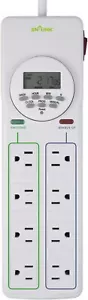 BN-LINK 8 Outlet Surge Protector with 7-Day Digital Timer - Picture 1 of 6