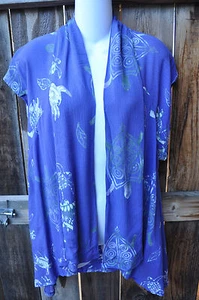 NEW ART TO WEAR FLIRTY FLAIR JACKET IN ALL NEW MAUI BY MISSION CANYON, OS! - Picture 1 of 4