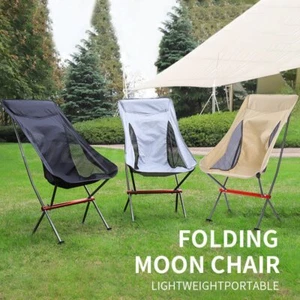 Silla plegable plegable portátil exterior camping Backres picnic barbacoa silla plegable - Imagen 1 de 9