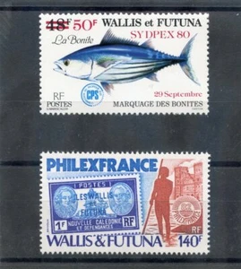 Wallis & Futuna IS Sc 261.282 (M 264.285) ** Sehr guter Erhaltungszustand NH 1980 SYDPEX, 1982 PHLEX 15 $ - Bild 1 von 1