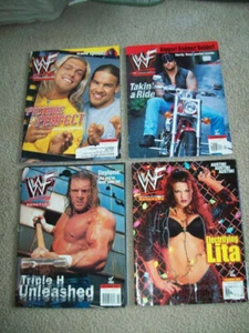 4 vtg WWF/WWE Mag 2000 Stone Cold JERICHO UNDERTAKER HULK HOGAN WcW AEW CHYNA   - Picture 1 of 1