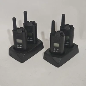 4pc Cobra PX880 Walkie Talkie W/chargers (3 Working 1 Needs Battery Replacement) - Picture 1 of 6
